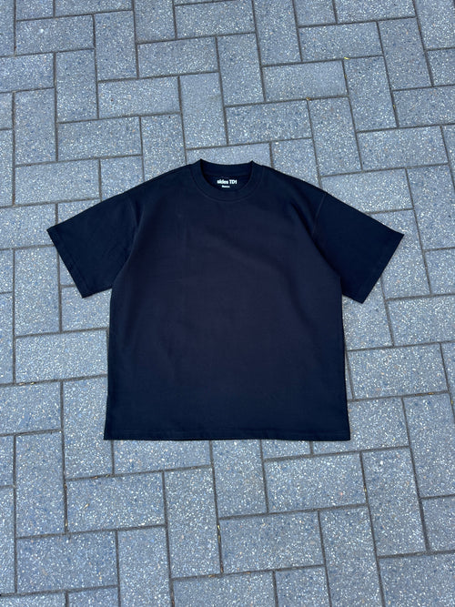 Basic ‘side’ T-shirt - Black