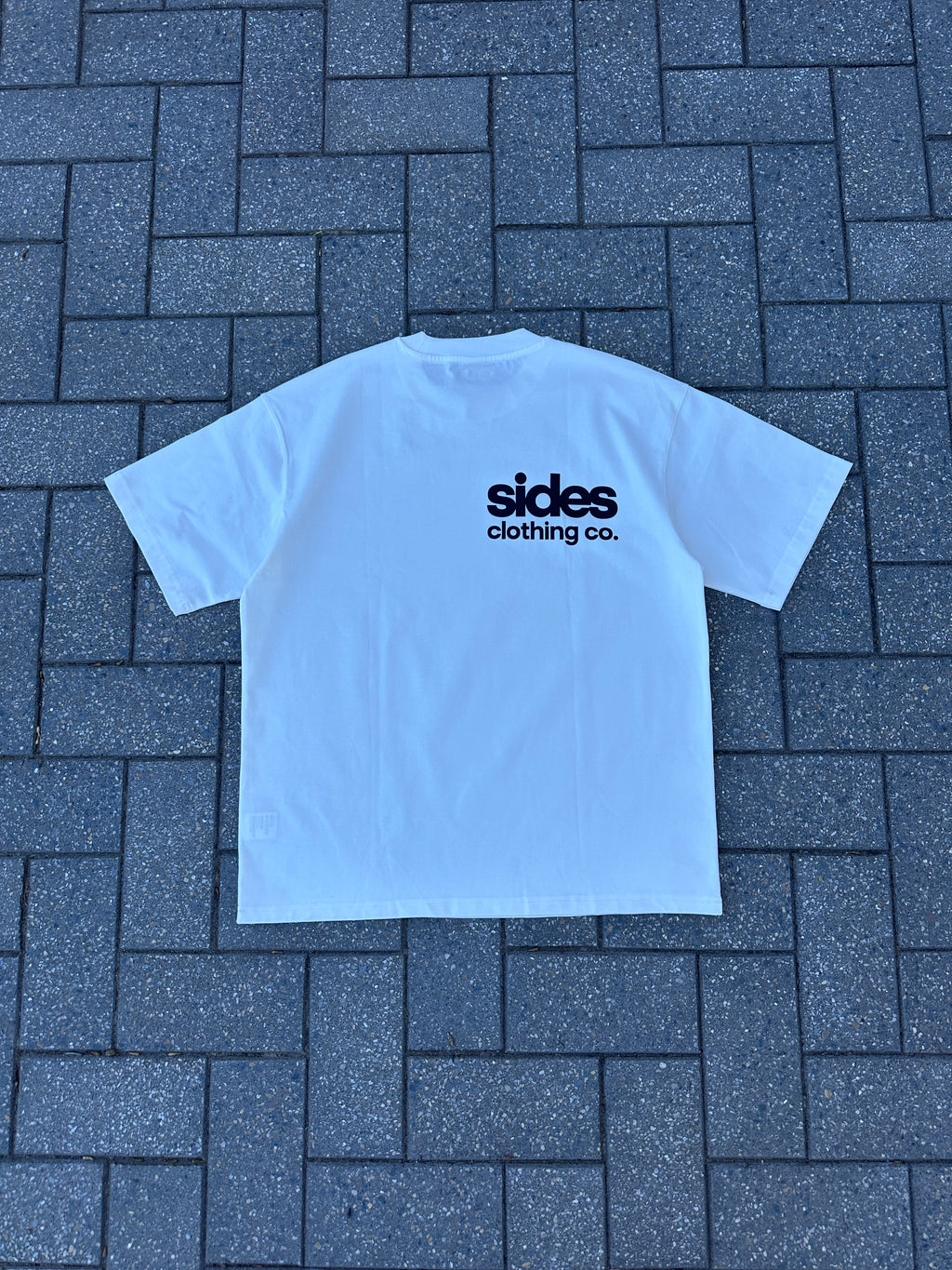 Basic ‘side’ T-shirt - White