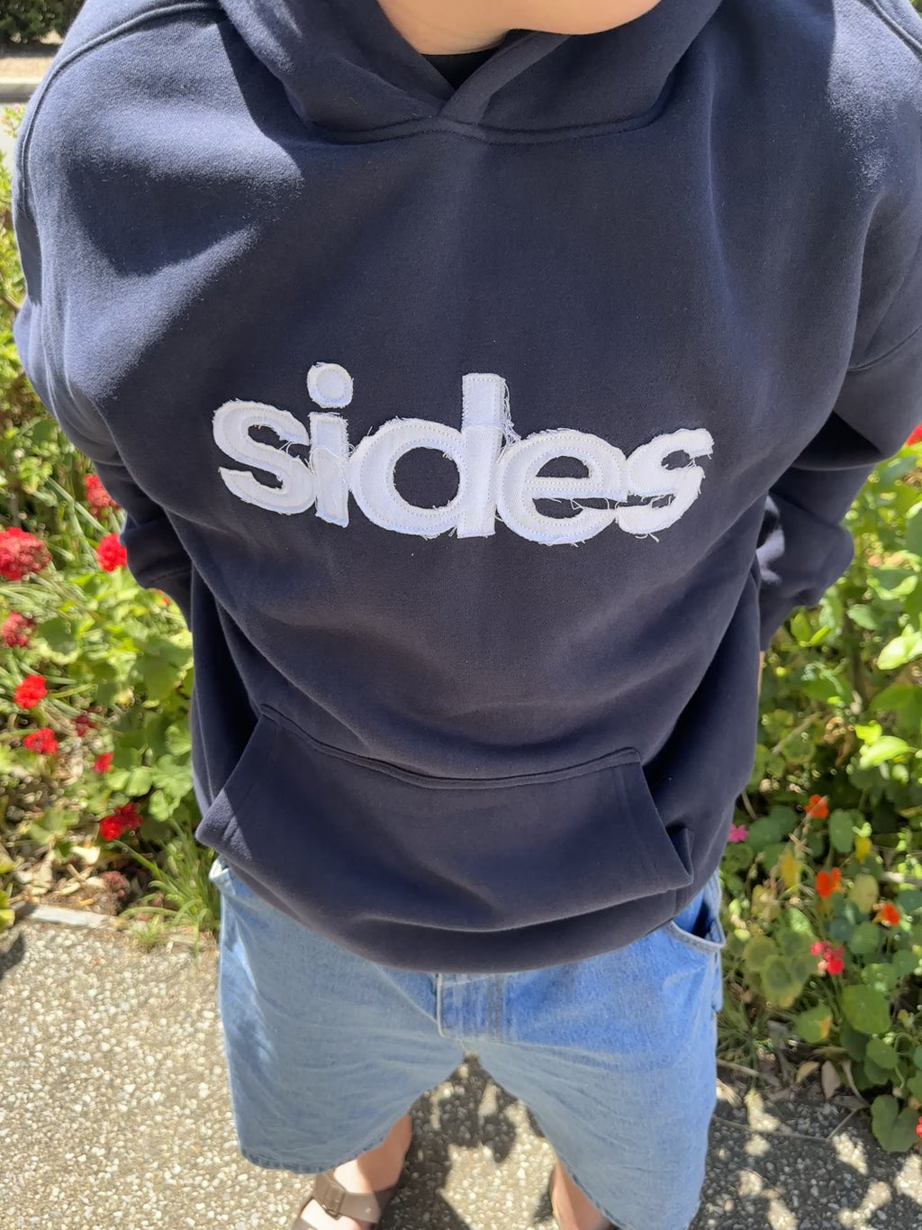 Distressed Hood  - HD2 Navy