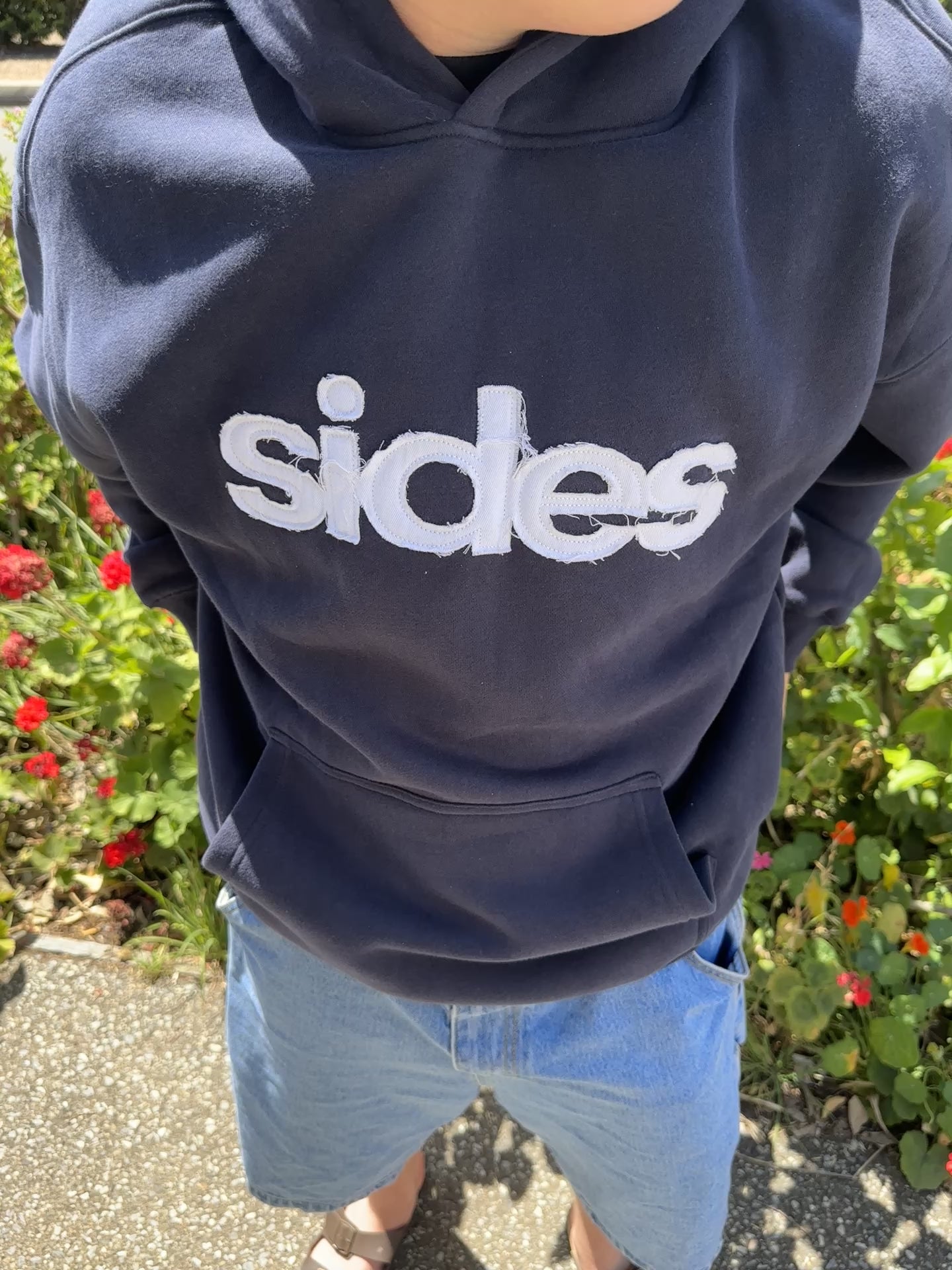 Distressed Hood  - HD2 Navy